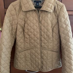 Tommy Hilfiger Beige Quilted Jacket